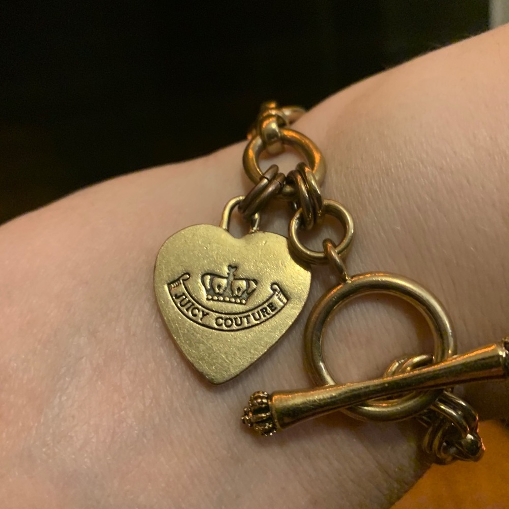 Juicy couture gold tone bracelet